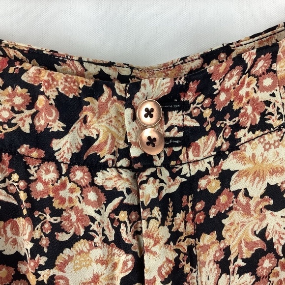 Anthropologie Diandra Floral Pleated Joggers - Picture 6 of 8